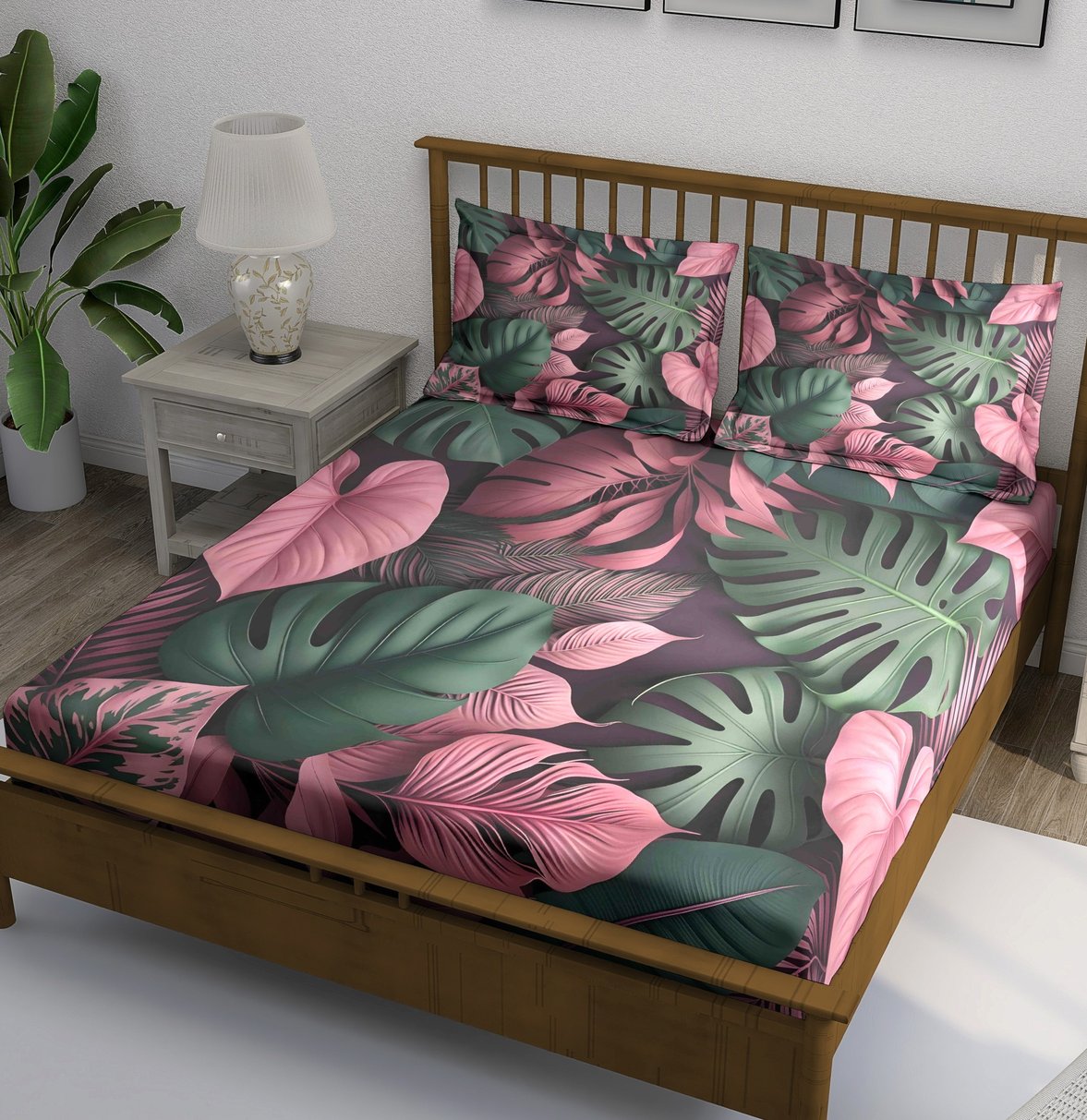 Pink Monstera Tropics - Image 1