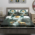 Majestic Deer Waterfall - Image 1