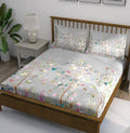 Whimsical Garden Birds and Flowers Bedsheet - Image 1