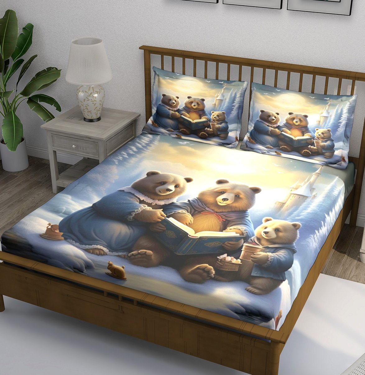 Cozy Reading Bears - Image 1