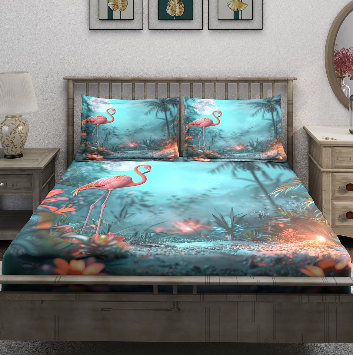Tropical Flamingo Paradise - Image 2