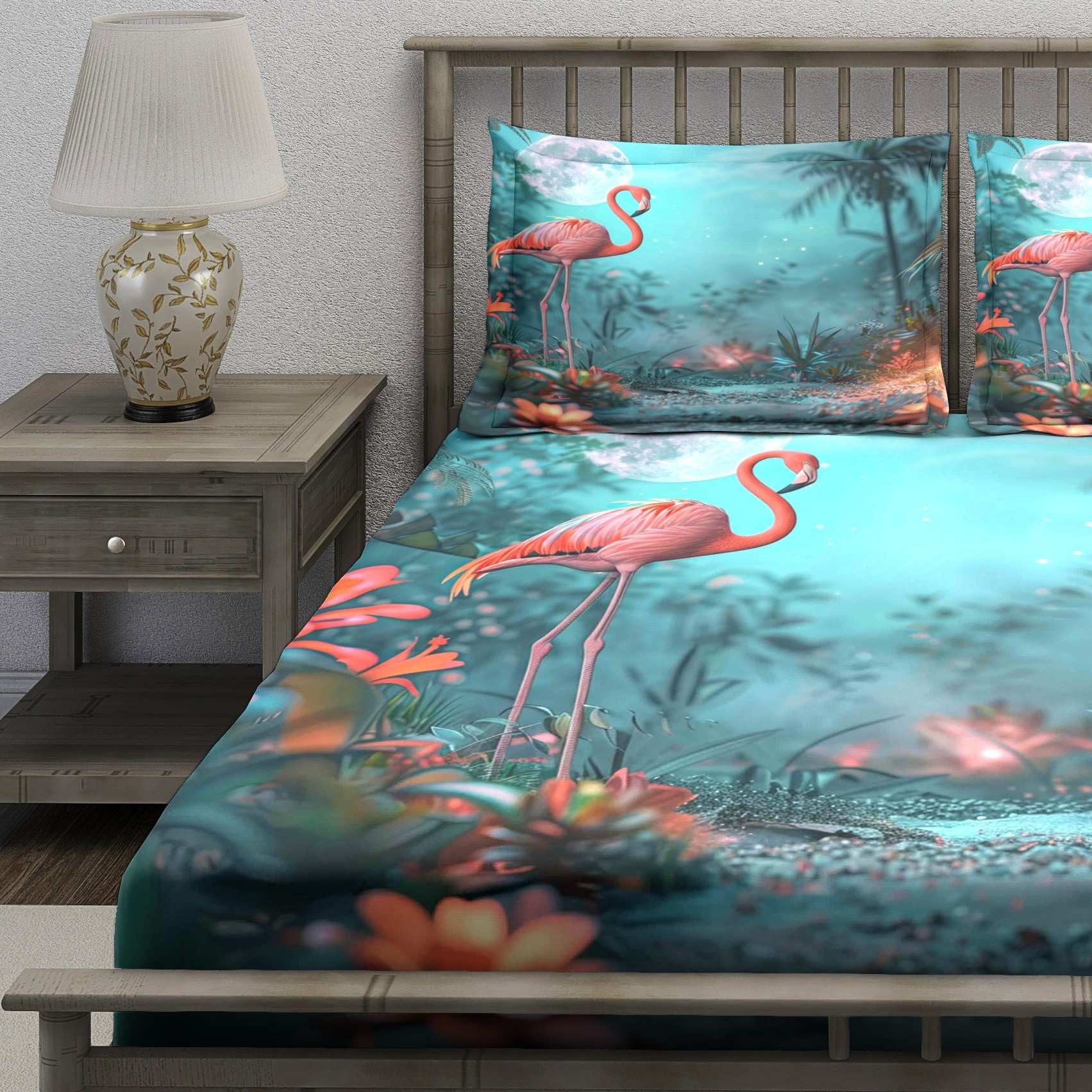 Tropical Flamingo Paradise - Image 3