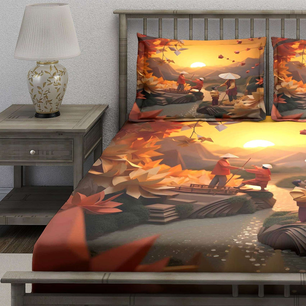Autumn Sunset Birds - Image 3
