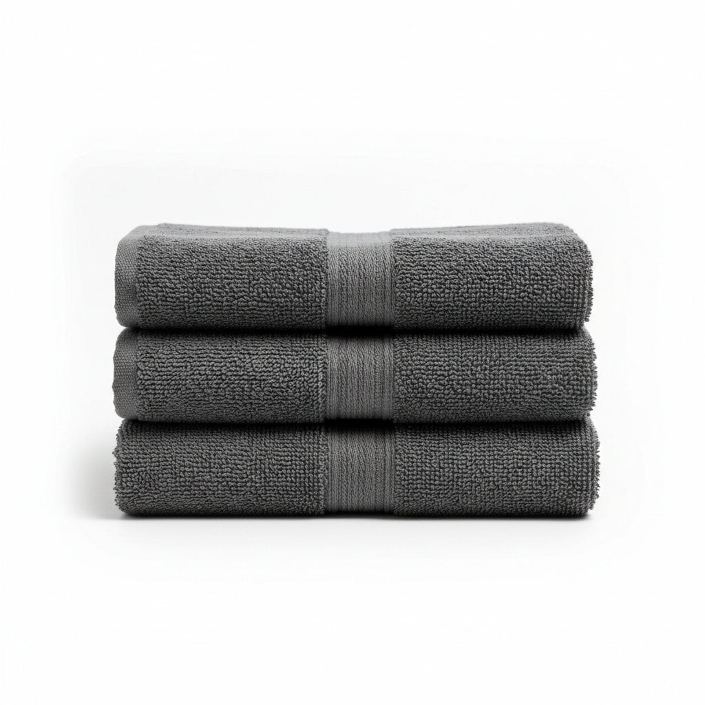 Dark Gray Bath Towel - packing