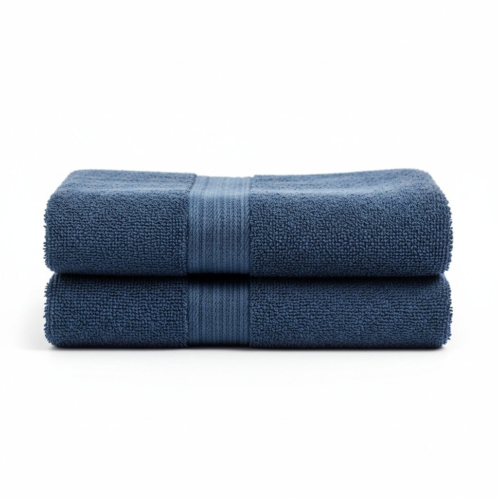 Dark Blue Bath Towel - packing