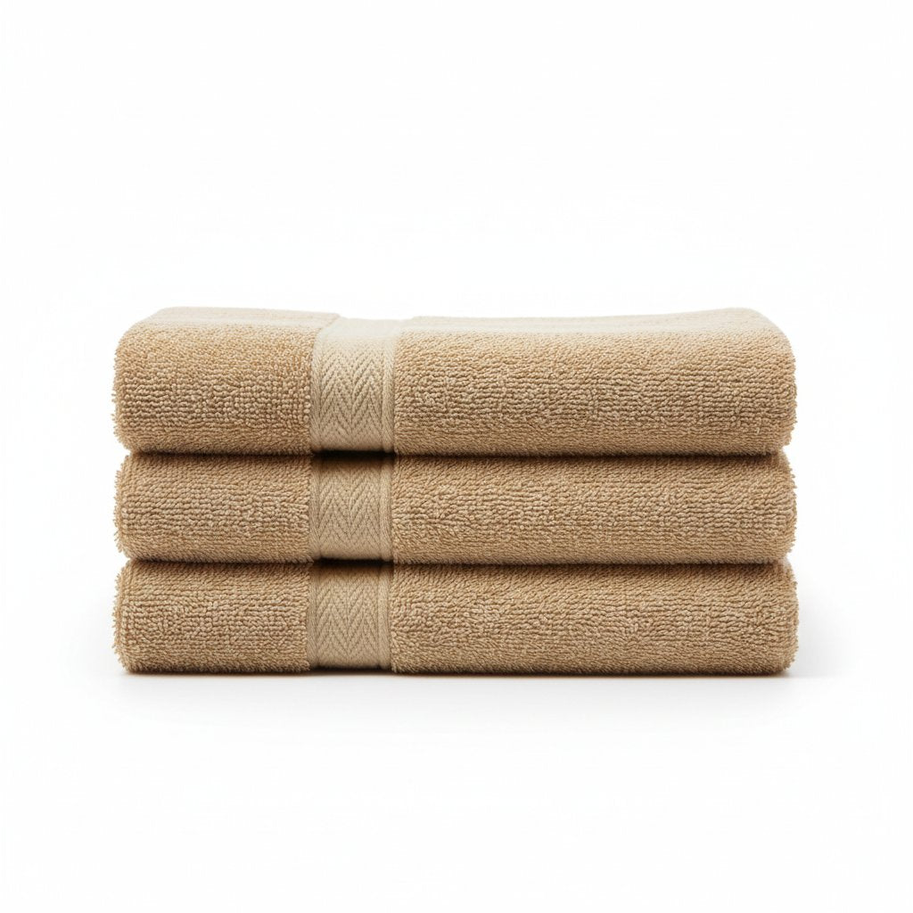 Light Tan Bath Towel - packing